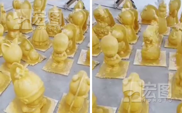 石膏工艺品娃娃硅胶模具实例-贵州工艺品厂