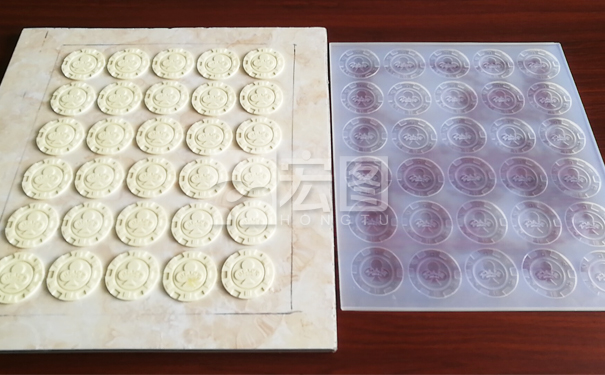 饼干硅胶模具制作实例-广州食品模具制作厂